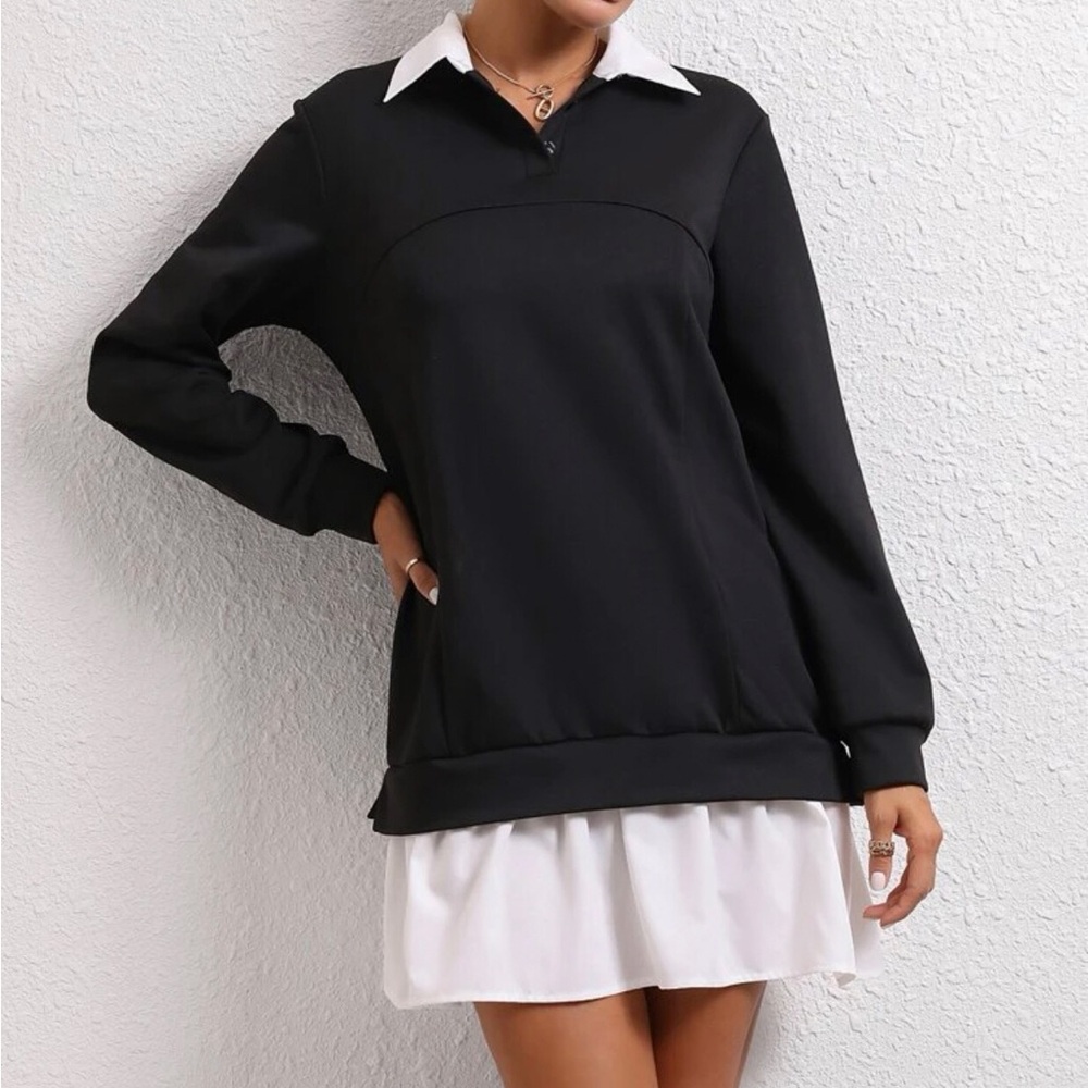🤍5 for $20🤍 Collared T-Shirt Dress